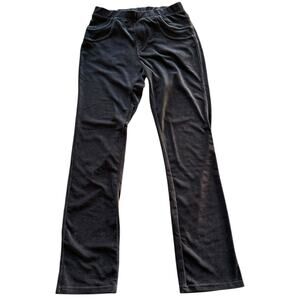 Womens Pants Size Small Black Corduroy Pull On Stretchy Comfortable Casual Chic